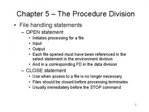 File division