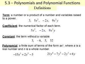 5-3 skills practice polynomial functions