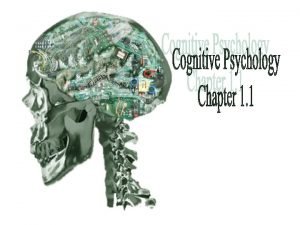 History of cognitive psychology