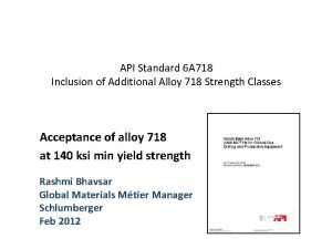 Alloy 718 api