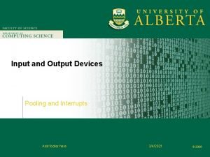 Computer science input and output