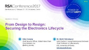 RSAC SESSION ID STR 1 R 11 From