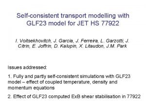 Glf transport