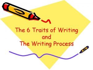 The 6 traits of writing