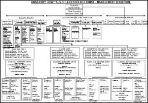 UNIVERSITY HOSPITALS OF LEICESTER NHS TRUST MANAGEMENT STRUCTURE
