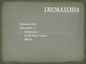 Contoh trematoda