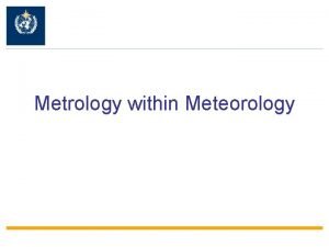 Conclusion on meteorological instruments