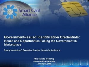 Government credentials