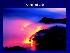 Origin of Life Redis Experiment Challenged the idea