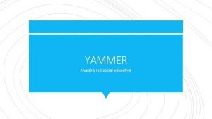 Yammer educacyl