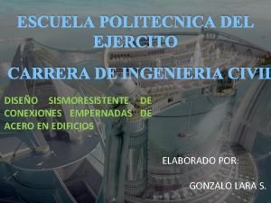 ESCUELA POLITECNICA DEL EJERCITO CARRERA DE INGENIERIA CIVIL