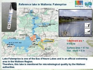 Reference lake in Wallonia Falemprise Catchment ara 4164