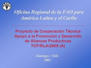 Oficina Regional de la FAO para Amrica Latina