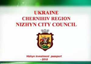 Nezhin nizhyns'ka city council, chernihiv oblast, ukrajina