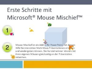 Erste Schritte mit Microsoft Mouse Mischief Mouse Mischief