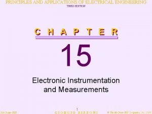 PRINCIPLES AND APPLICATIONS OF ELECTRICAL ENGINEERING THIRD EDITION