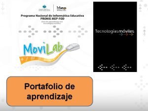 Portafolio de aprendizaje Qu es un portafolio Los