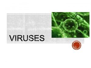 Viruses are not alive A virus in an