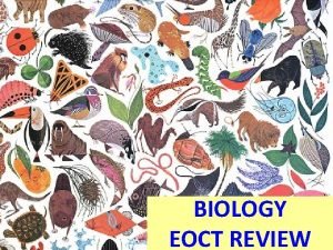 BIOLOGY EOCT REVIEW INTRO TO BIO SCIENTIFIC METHOD