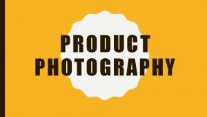 Product photography ads