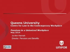 Queens University Centre for Law in the Contemporary