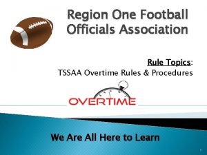 Tssaa overtime rules