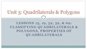 5 quadrilaterals