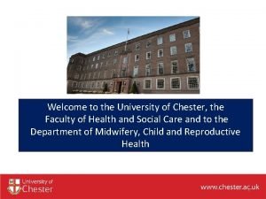 Chester university midwifery