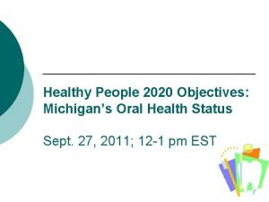 Healthy people 2020 goals