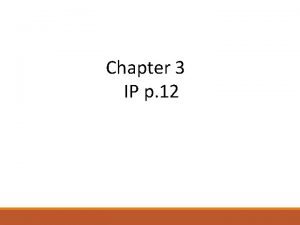 Chapter 3 IP p 12 SomeAny W S