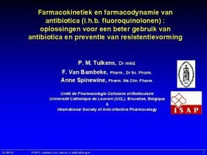 Farmacokinetiek