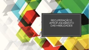 Cmsp - recuperação e aprofundamento