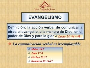 Evangelismo definición