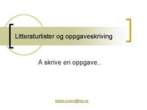 Harvard litteraturliste Harvard litteraturliste