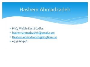 Hashem ahmadzadeh