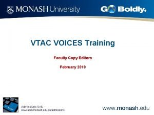 Vtac guide 2010 online