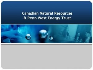 Penn west energy trust Penn west energy trust