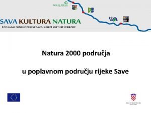 Natura 2000 podruja u poplavnom podruju rijeke Save
