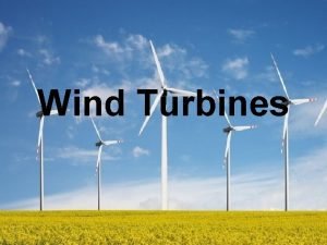 Wind turbine noise