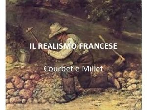 Courbet e millet