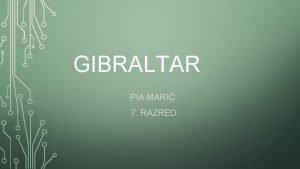 GIBRALTAR PIA MARI 7 RAZRED SADRAJ 1 2