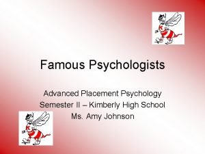 Famous forensic psychologists