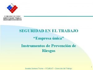 DEPARTAMENTO DE INSPECCION SEGURIDAD EN EL TRABAJO Empresa