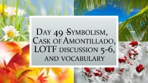 Symbolism in cask of amontillado