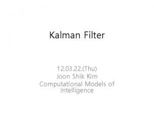 Kalman filter apollo