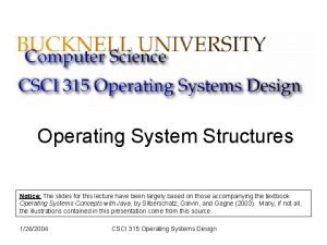 Operating system slides