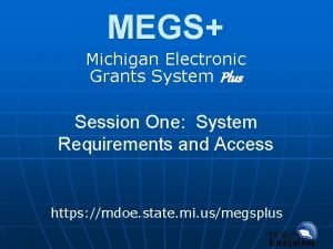 Megs plus login