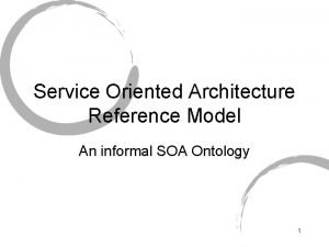 Soa reference model