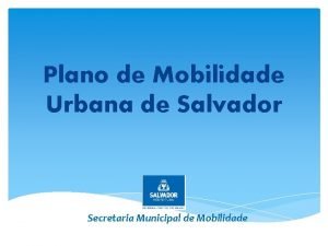 Mobilidade salvador