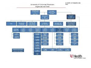 Uc health organizational chart